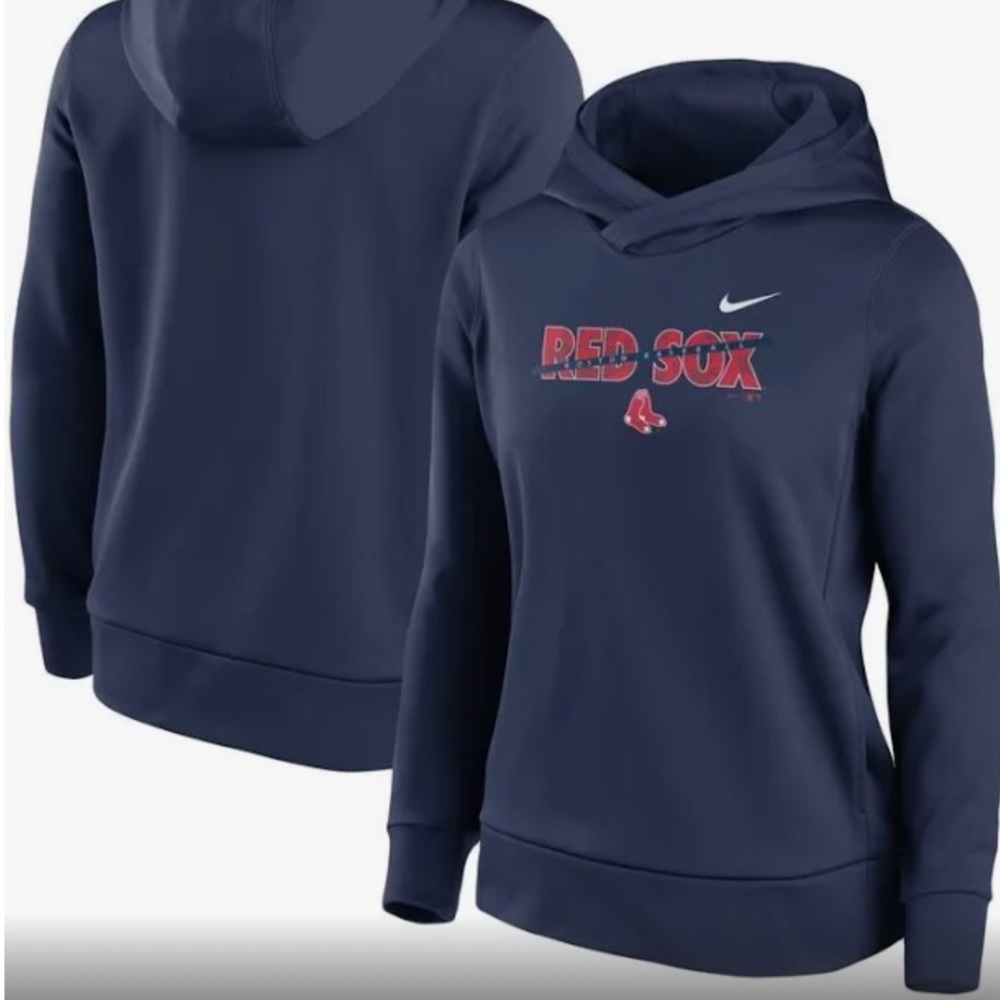NWOT Nike dri fit Boston Redsox hooded sweatshirt